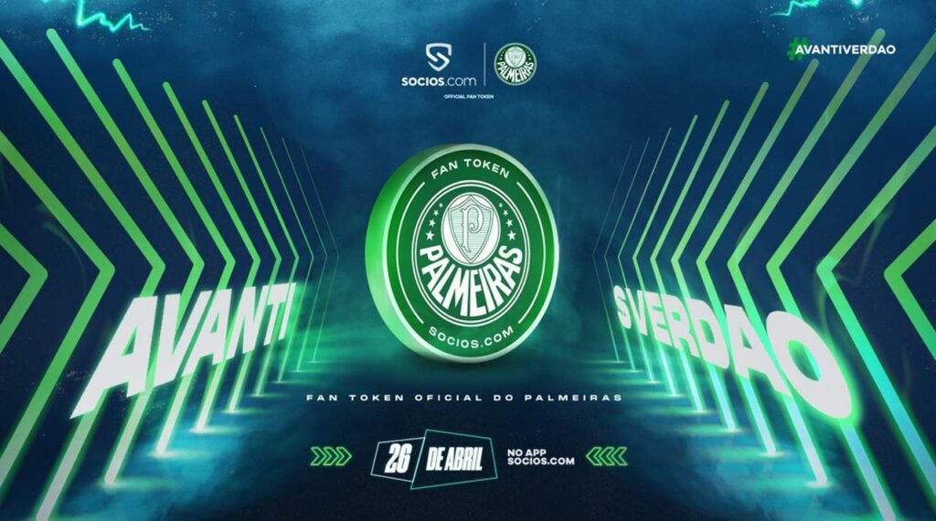 Palmeiras e Socios.com anunciam data de lançamento do Fan Token oficial do clube
