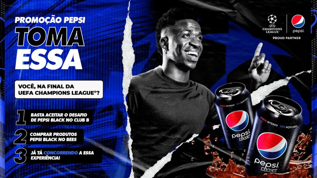 Pepsi ativa patrocínio à Champions League com promoção para estabelecimentos comerciais