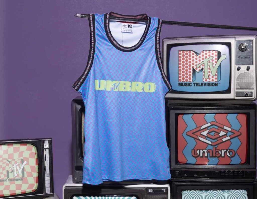 Umbro lança collab com a MTV e celebra cultura pop dos anos 90