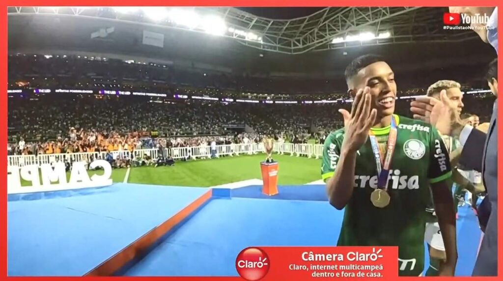 Com câmera especial, Paulistão coloca público dentro do título do Palmeiras