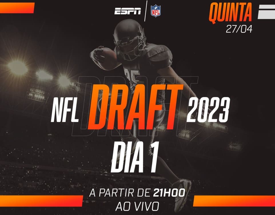 Com exclusividade, ESPN transmite o Draft da NFL nesta quinta-feira
