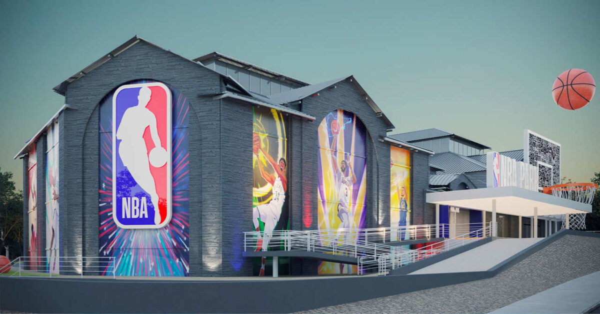 NBA Park, maior espaço de experiências da liga no mundo, abrirá as portas em abril