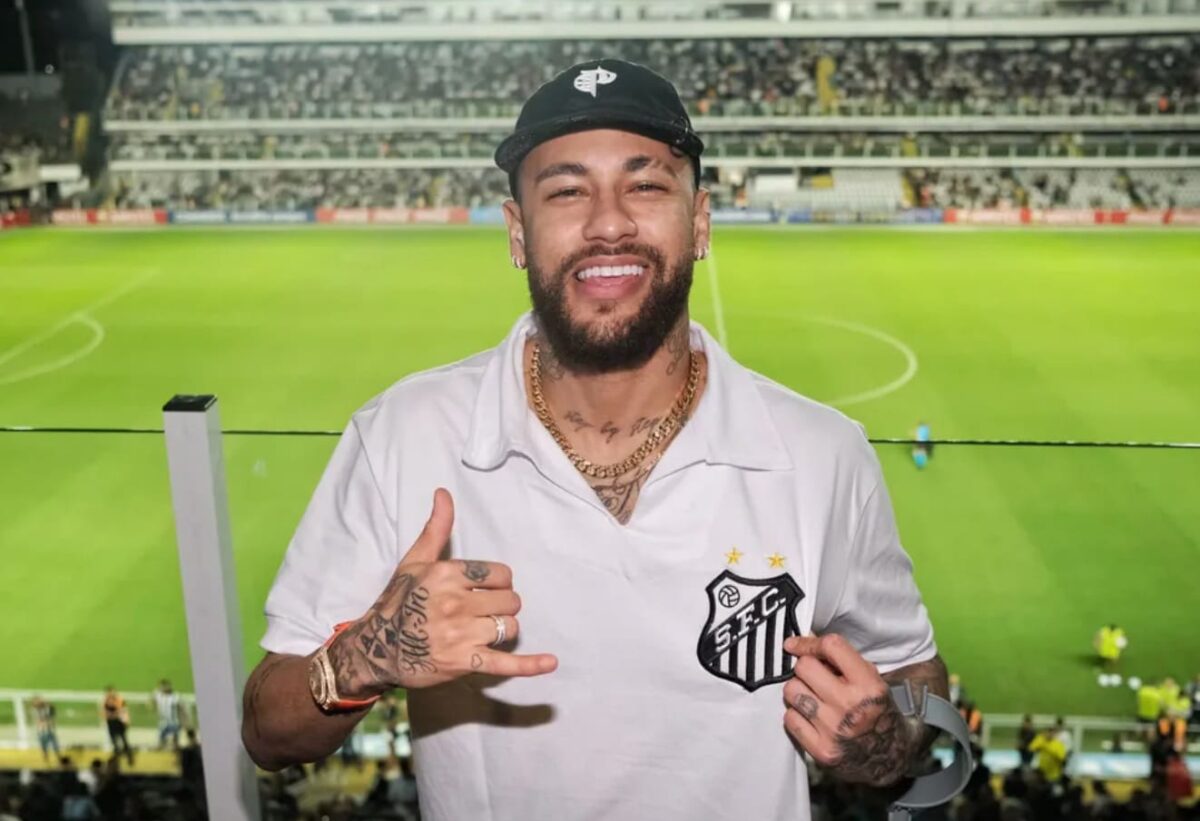 Santos destaca visita de Neymar Jr e ‘explode’ em engajamento no TikTok