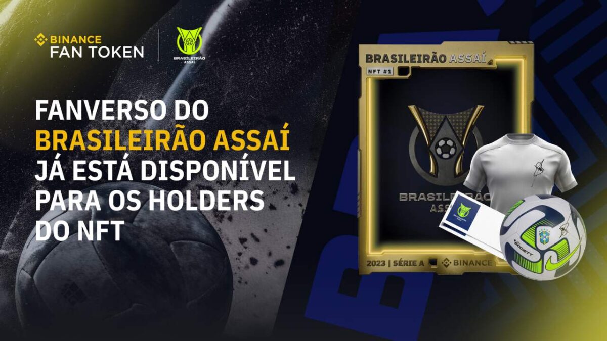 Binance lança Fanverso que fãs podem ganhar experiências exclusivas dos times do Brasileirão