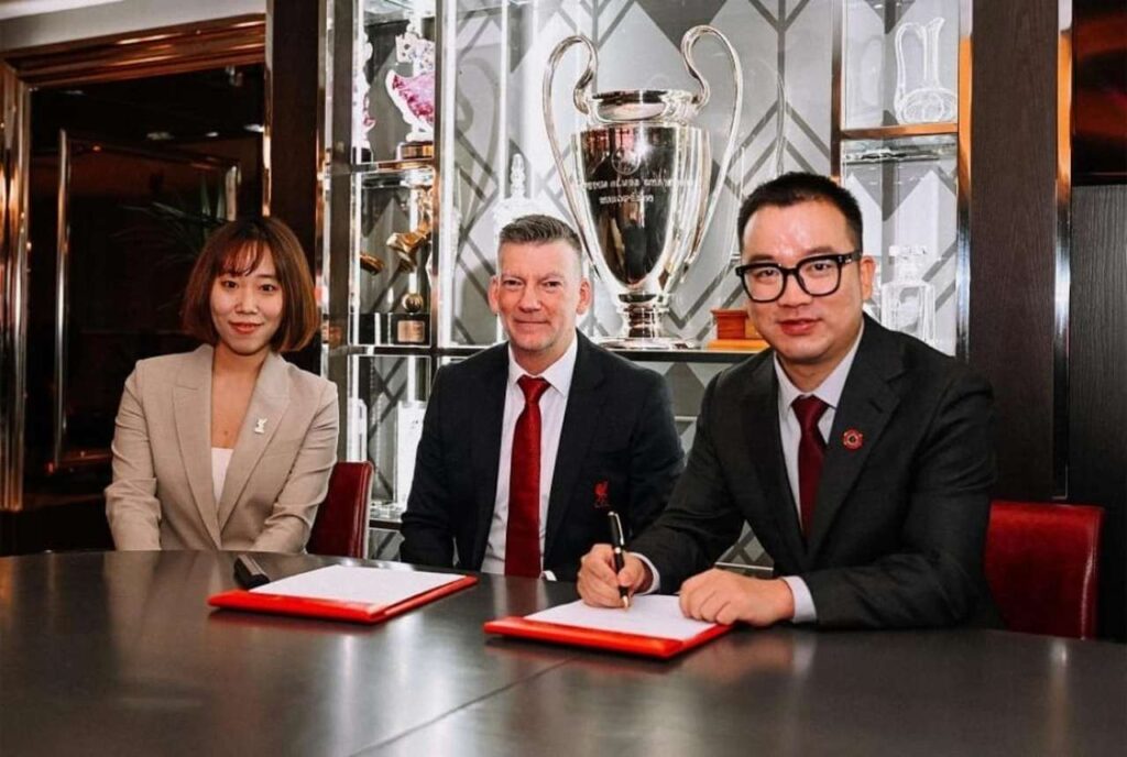 Por expansão no mercado chinês, Liverpool anuncia parceria com All Star Partners