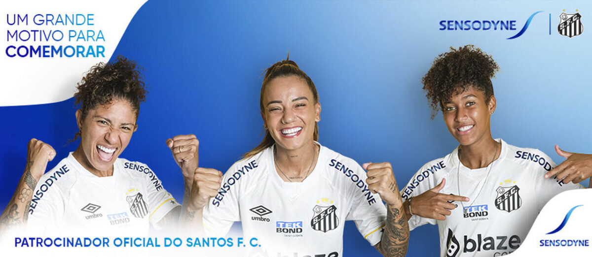 Sensodyne reforça foco no futebol feminino e fecha patrocínio ao Santos