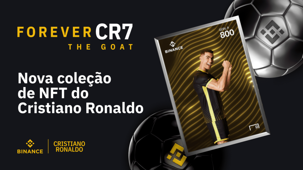 Binance apresenta nova coleção de NFTs de Cristiano Ronaldo