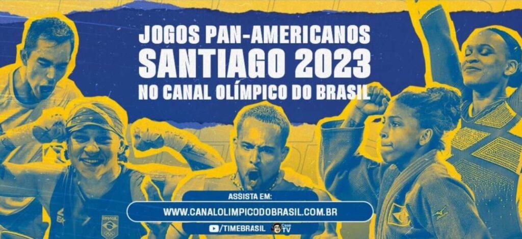 Em parceria com CazéTV, Canal Olímpico do Brasil transmitirá Pan de Santiago 2023