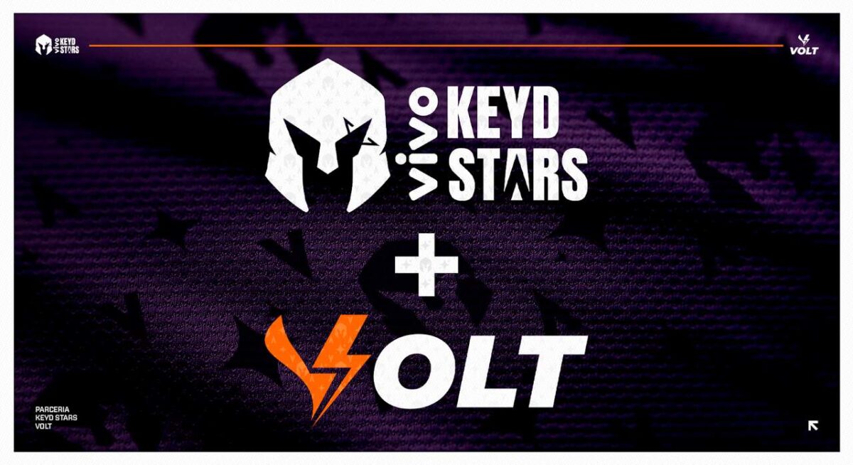 Vivo Keyd Stars anuncia parceria com a Volt Sport