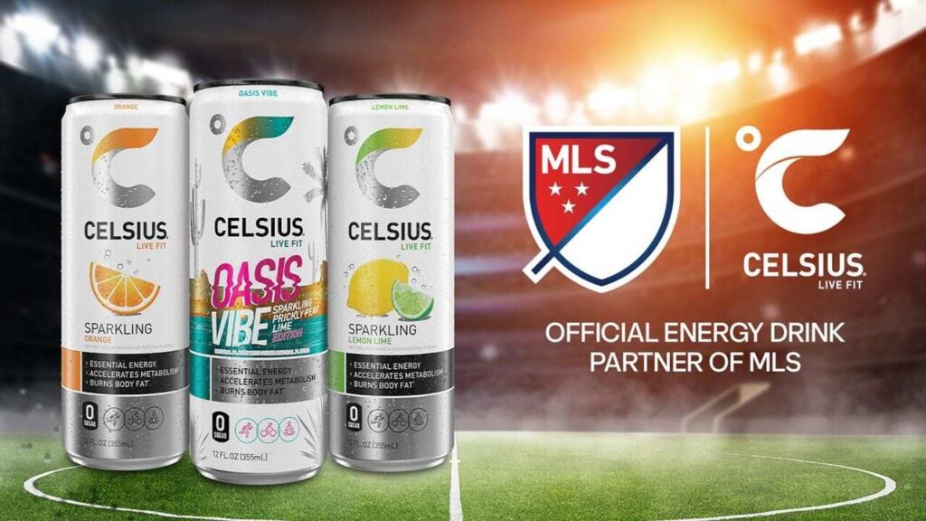 Celsius anuncia patrocínio à MLS e será energético oficial da liga americana