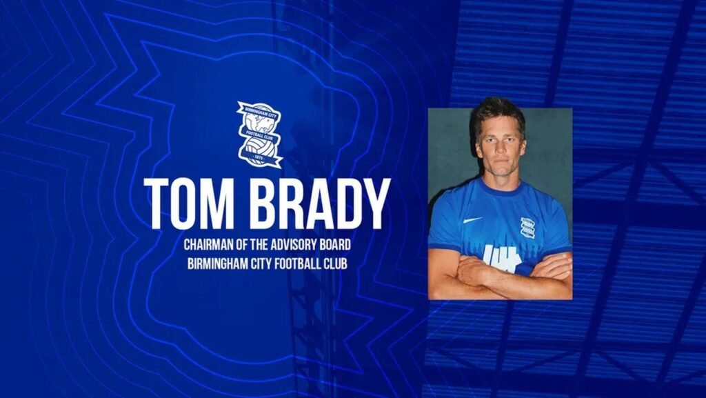Tom Brady é o novo proprietário minoritário do Birmingham City