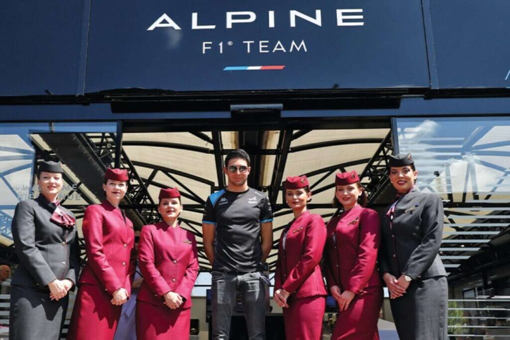 Qatar Airways é a nova patrocinadora da escuderia Alpine