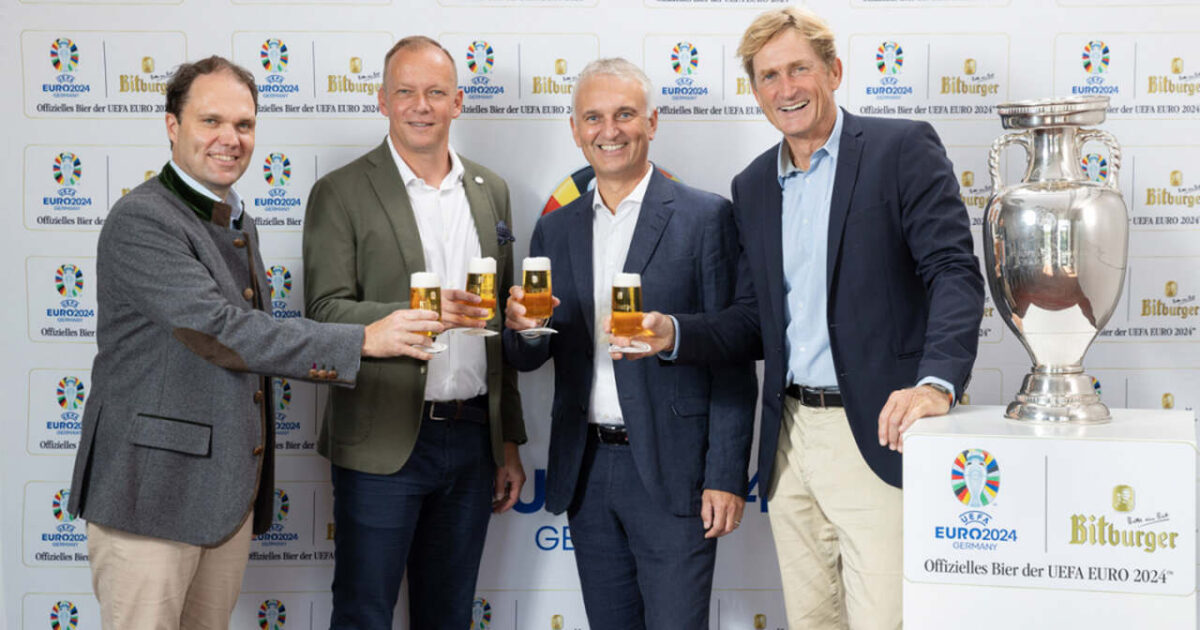Bitburger será a cerveja oficial da EURO 2024