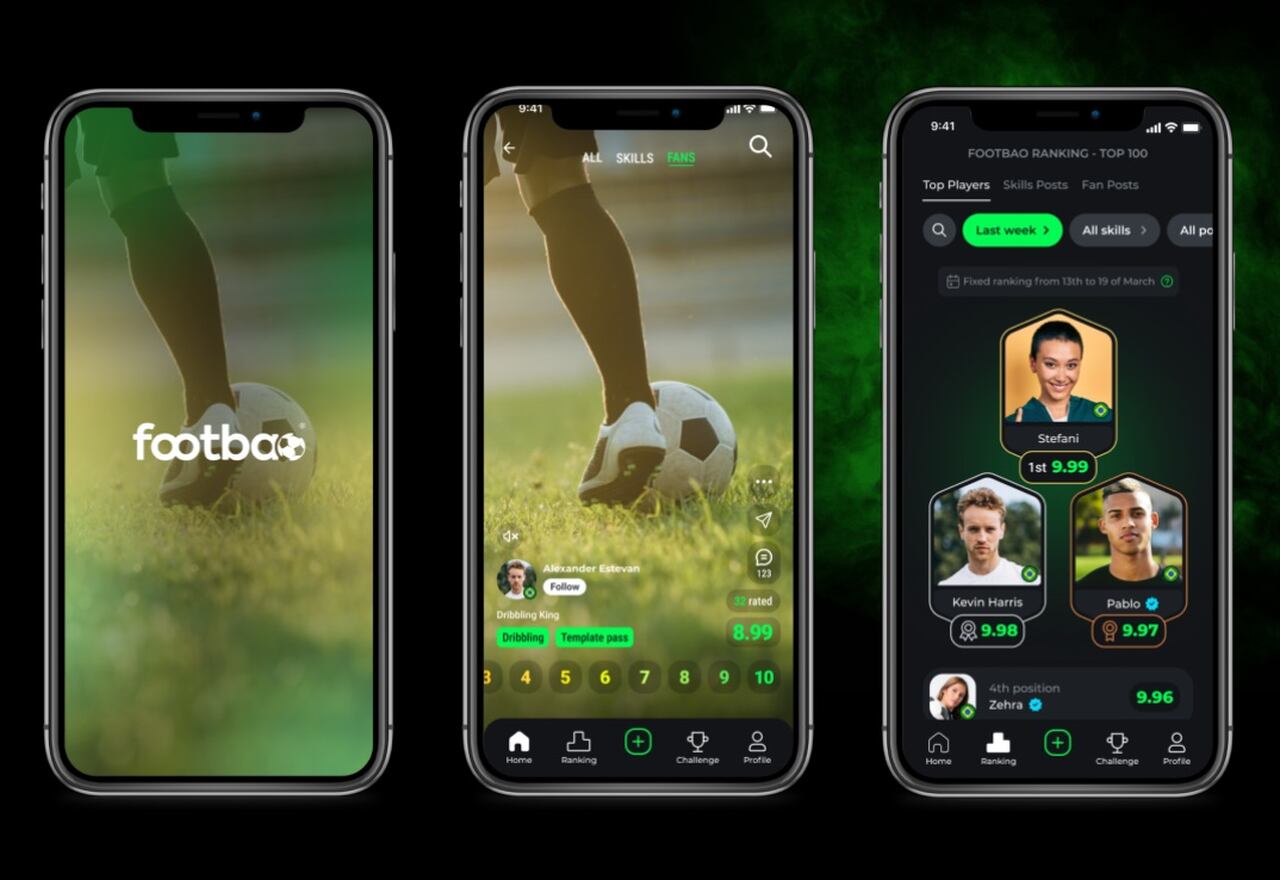 Futebol ao vivo online de um smartphone. programa de competição