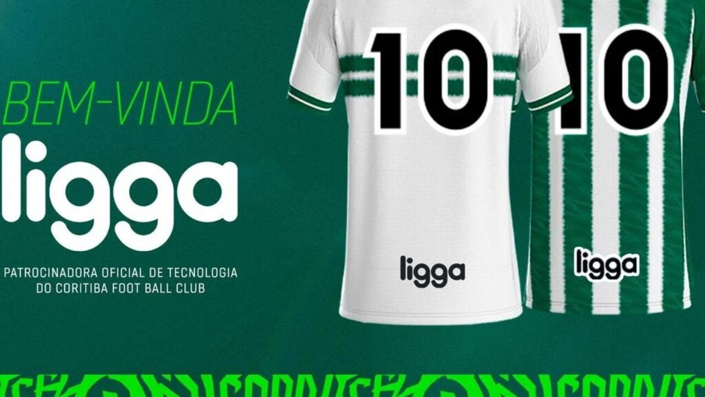 Coritiba anuncia contrato de patrocínio com a Ligga