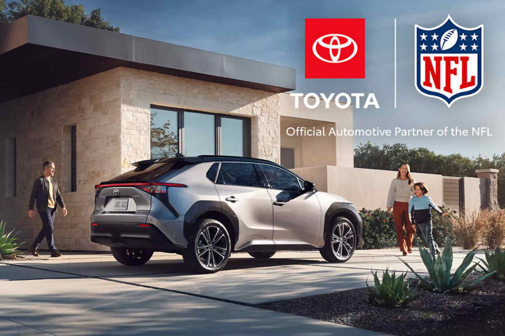 Toyota é a nova patrocinadora oficial da NFL