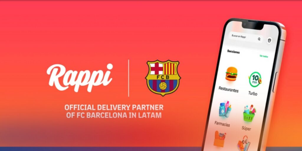 Barcelona fecha parceria regional com Rappi para a América Latina
