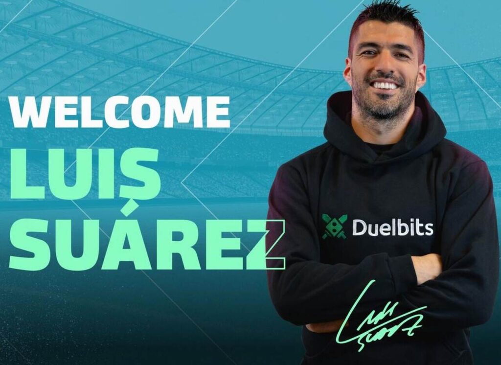 Luis Suárez fecha parceria com a Duelbits