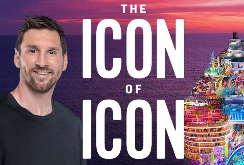 Royal Caribbean anuncia Lionel Messi como ícone do seu mais inovador navio de cruzeiros