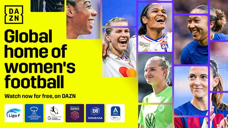 Liderada pela DAZN, campanha busca fortalecer o futebol feminino no âmbito comercial