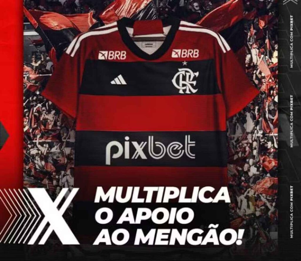 Flamengo divulga camisa com o seu novo patrocinador máster