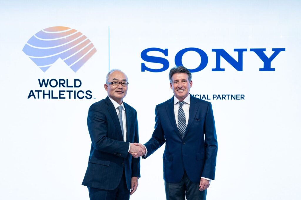World Athletics fecha parceria com a Sony até 2026