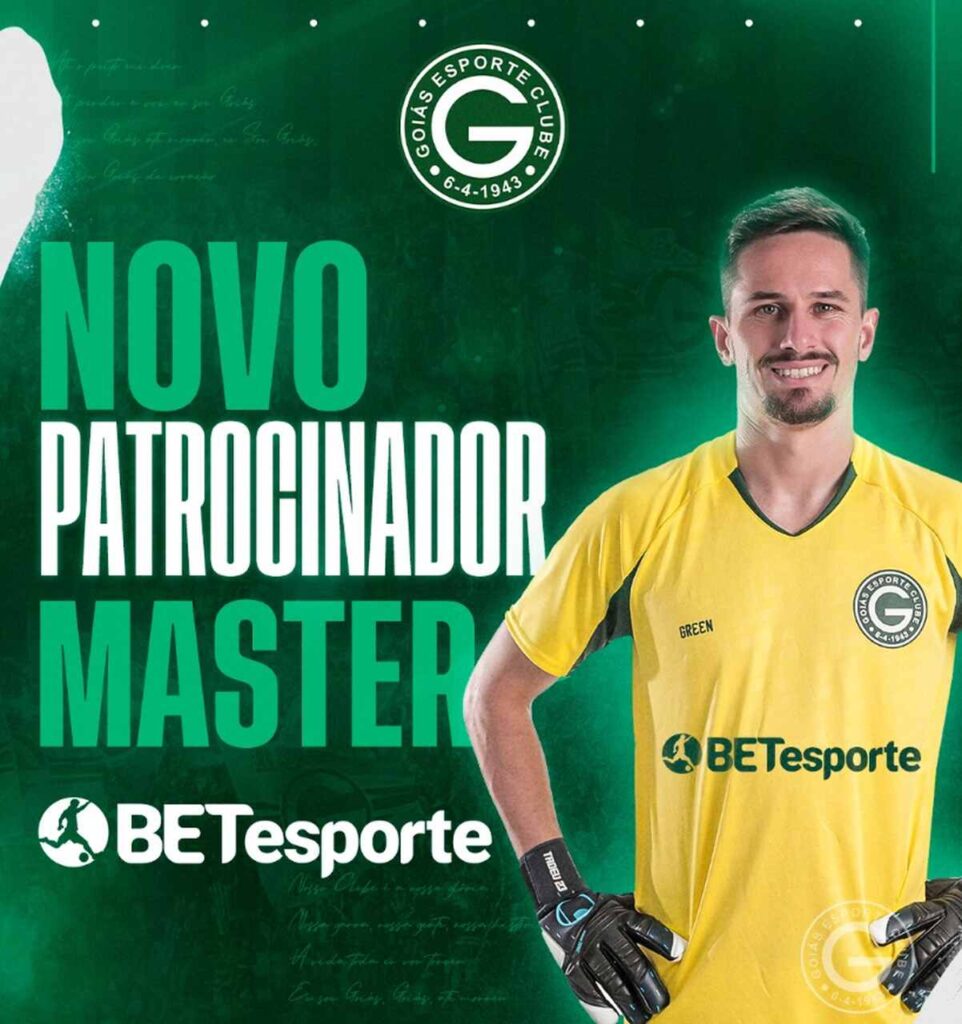Após acertar com Vila Nova, BETesporte torna-se patrocinadora máster do rival Goiás