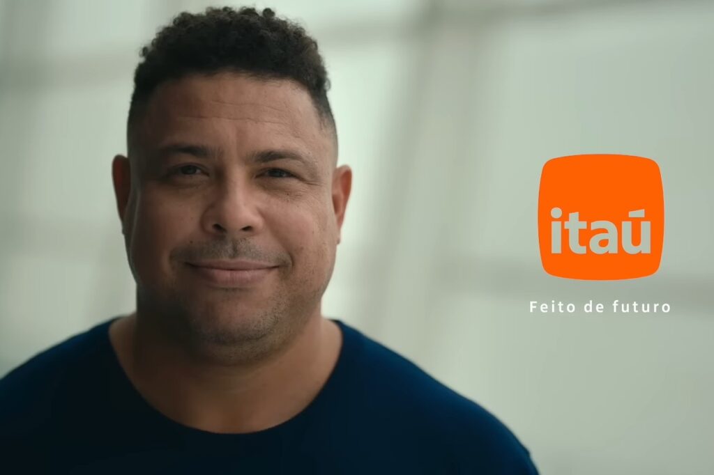 Após Marta, Ronaldo é o novo protagonista do Itaú para a campanha ‘Feito de Futuro’