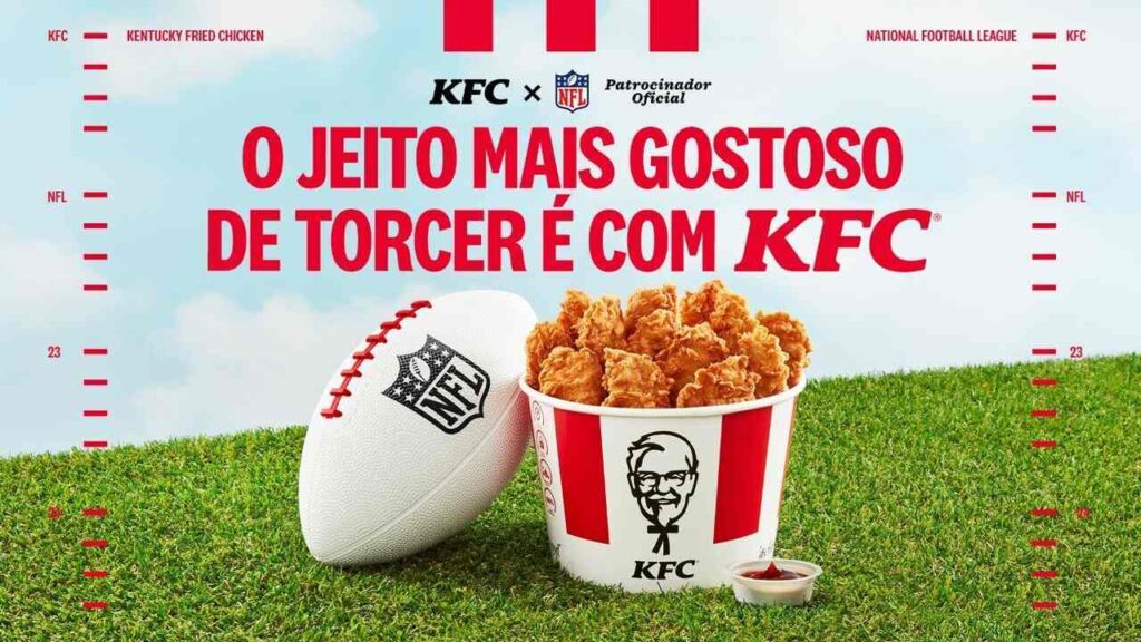 KFC é a nova parceira da NFL no Brasil