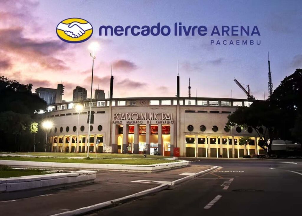 Mercado Livre Arena Pacaembu: empresa fecha acordo de naming rights por 30 anos com o estádio