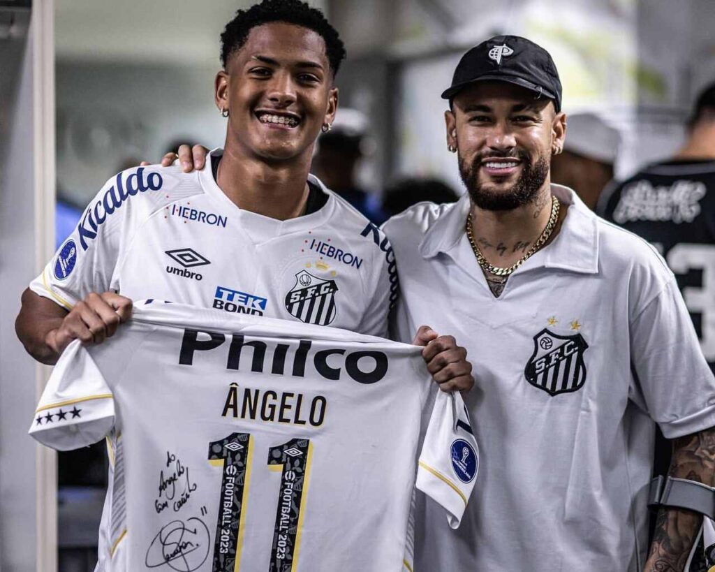 Ao aproveitar presença de Neymar, Santos se destacou nas redes sociais em 2023
