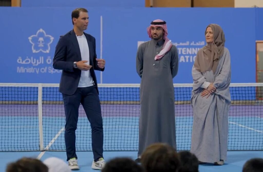 Rafael Nadal é o novo embaixador da Federação Saudita de Tênis