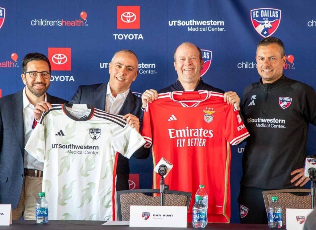 Buscando desenvolver novos talentos, Benfica anuncia parceria com o FC Dallas