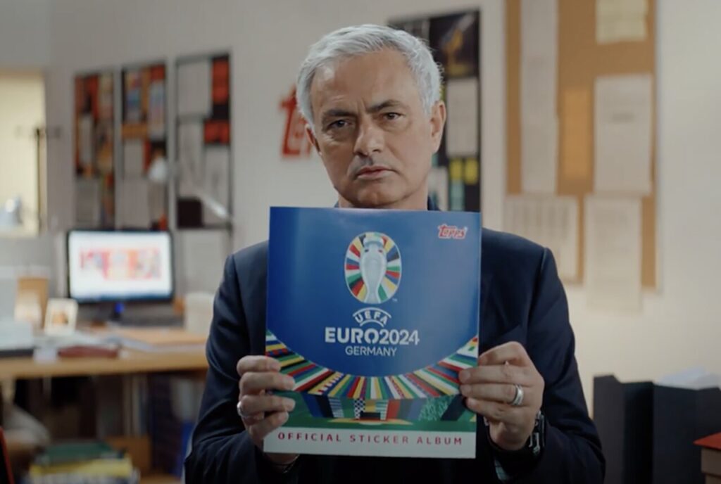 José Mourinho protagoniza nova campanha da Topps