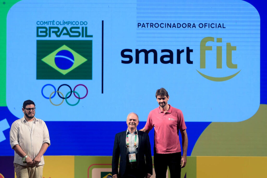 Parceira do COB, Smart Fit anuncia Lucão e Ingrid Oliveira como embaixadores da empresa
