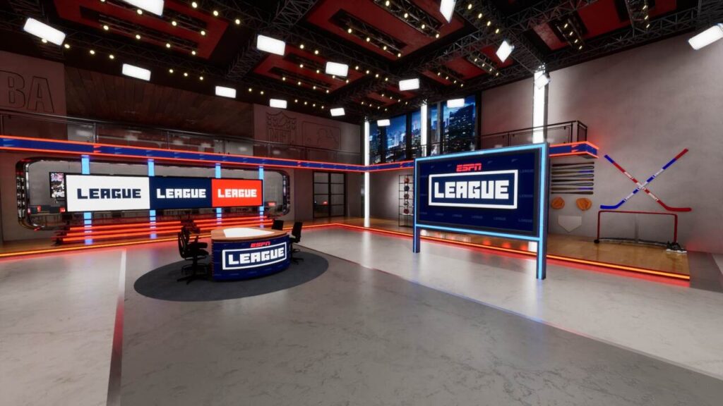 Na semana de Super Bowl, ESPN League estreia estúdio de realidade aumentada