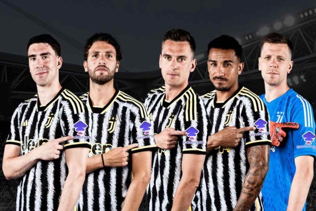 Juventus anuncia parceria com a Zondacrypto para manga da camisa