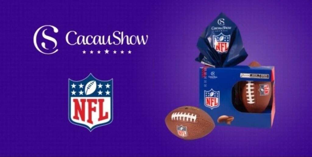 NFL e Cacau Show anunciam acordo de licenciamento