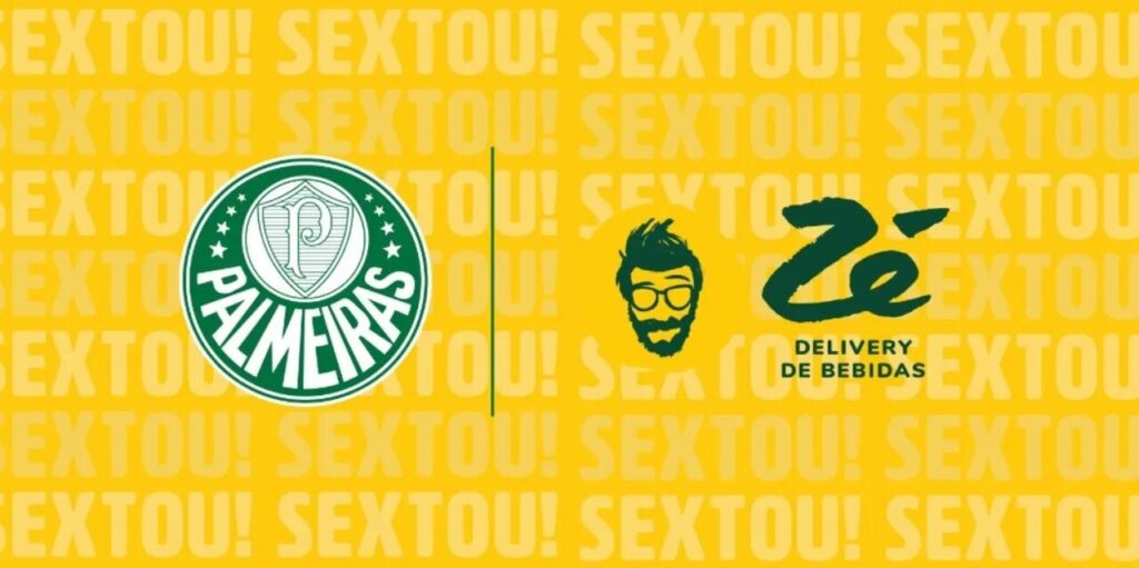 Palmeiras anuncia parceria com o Zé Delivery
