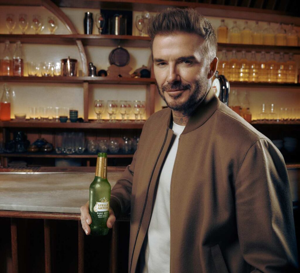 David Beckham é o novo embaixador de Stella Pure Gold no Brasil