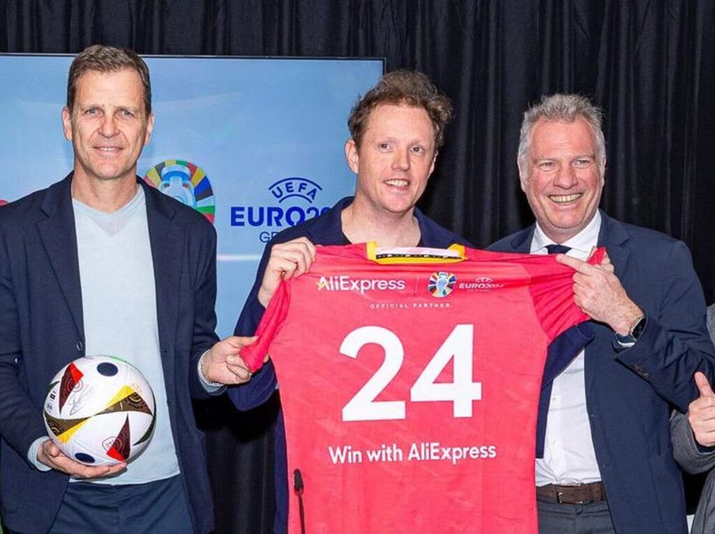 AliExpress é a nova parceira da da Eurocopa 2024