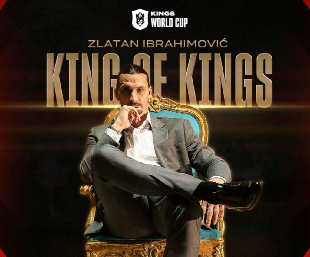 Zlatan Ibrahimovic é o novo presidente da Copa do Mundo da Kings League