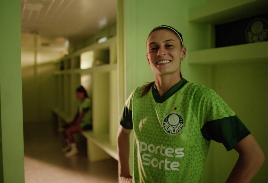 Palmeiras e Esportes da Sorte lançam campanha em apoio ao futebol feminino