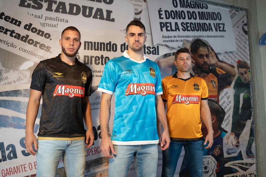 Magnus Futsal e Penalty lançam uniforme especial para celebrar os dez anos do clube