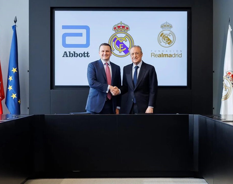 Visando fortalecer projetos sociais, Real Madrid estende parceria com a Abbott