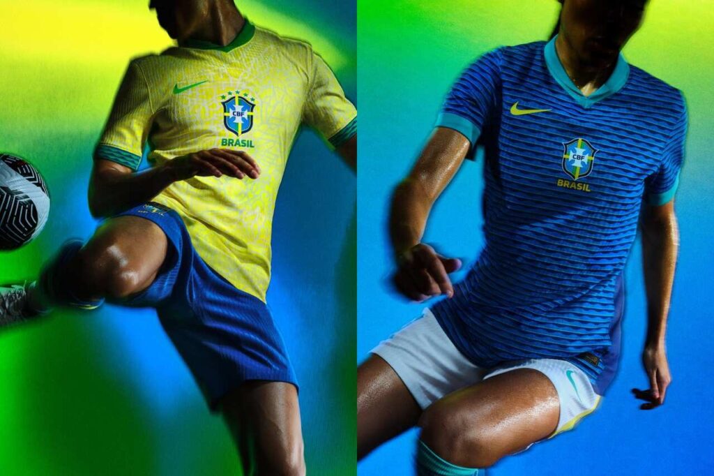 Nike apresenta novas camisas da Seleção Brasileira