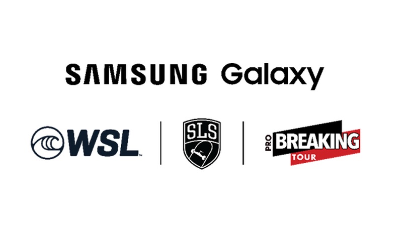 Samsung anuncia parceria com WSL, Street League Skateboarding (SLS) e a Pro Breaking Tour (PBT)