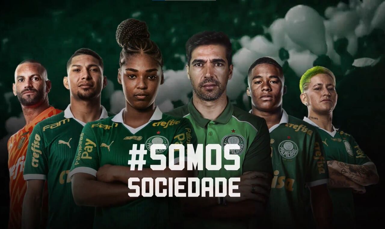 Palmeiras lança campanha contra o ódio dentro e fora do futebol