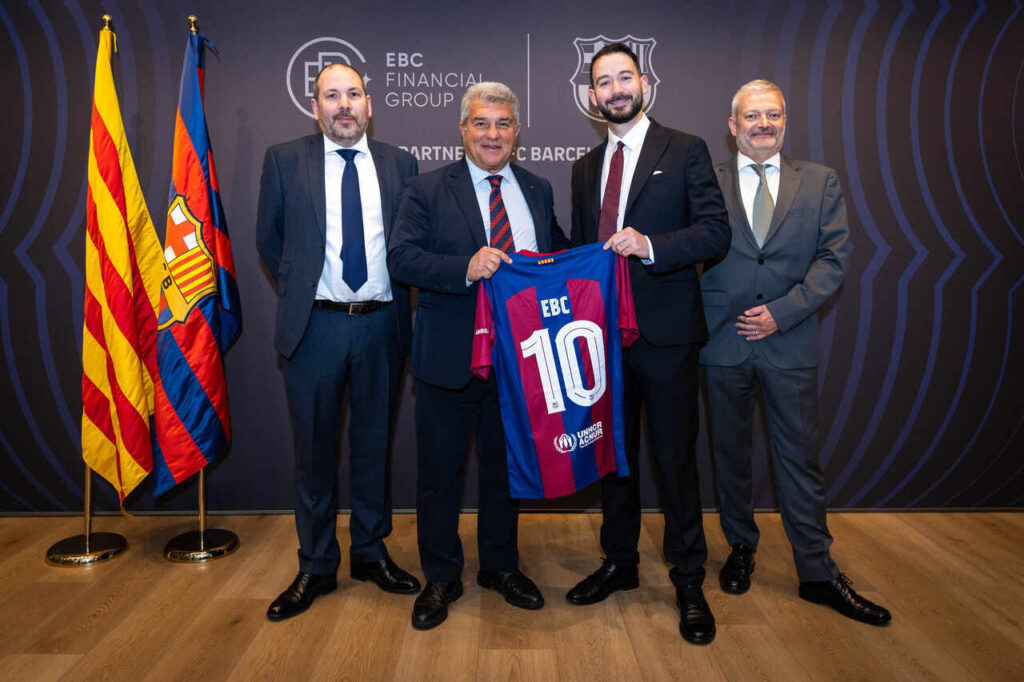 Barcelona anuncia parceria com o EBC Financial Group