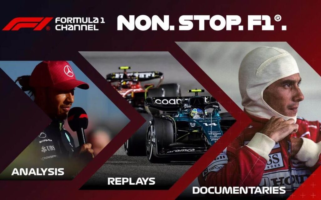 Fórmula 1 lança canal de streaming gratuito com conteúdos inéditos